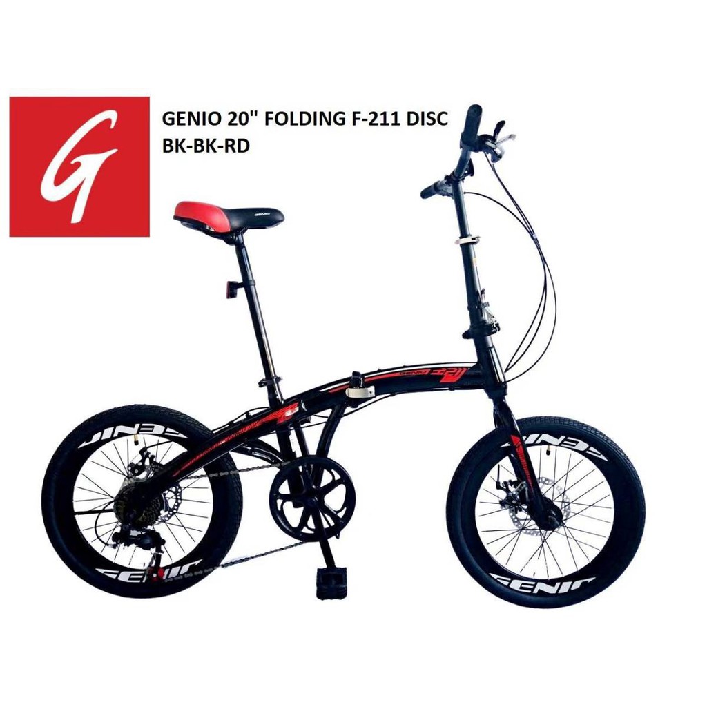 Sepeda Lipat 20 inch Genio F-211 Folding Bike