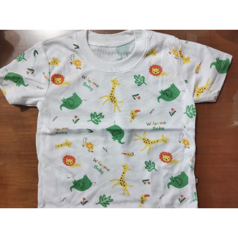 KAOS OBLONG BALITA MOTIF PRINT  TARA / OBLONG  BAYI KATUN /OBLONG BERMOTIF SNI