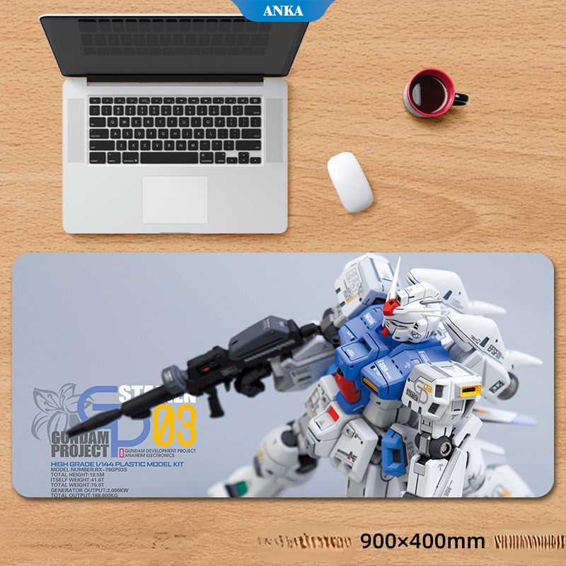 Gundam Mouse Pad Besar Anime Gundam Gaming Keyboard Pad Mobile Suit Gundam Desktop Table Mat