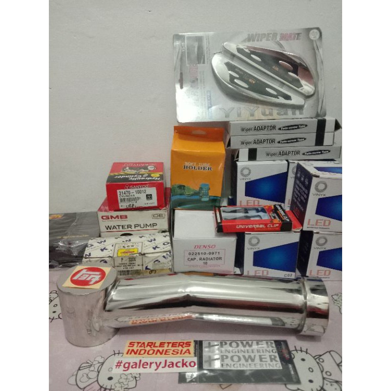 PIPA STANLESS OPEN FILTER MODIFIKASI STARLET KOTAK STARLET KAPSUL KIJANG TIMOR