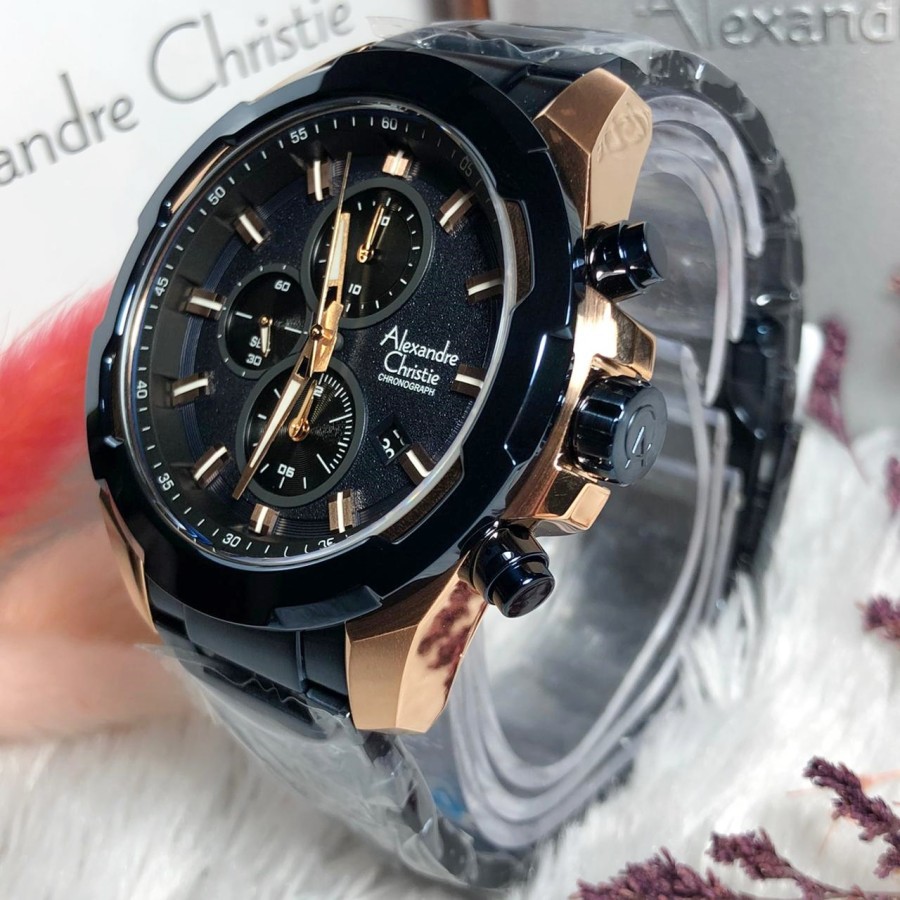 ORIGINAL Jam Tangan Pria Alexandre Christie AC 6523 / AC6523 / 6523 Garansi Resmi 1 Tahun, Stainless