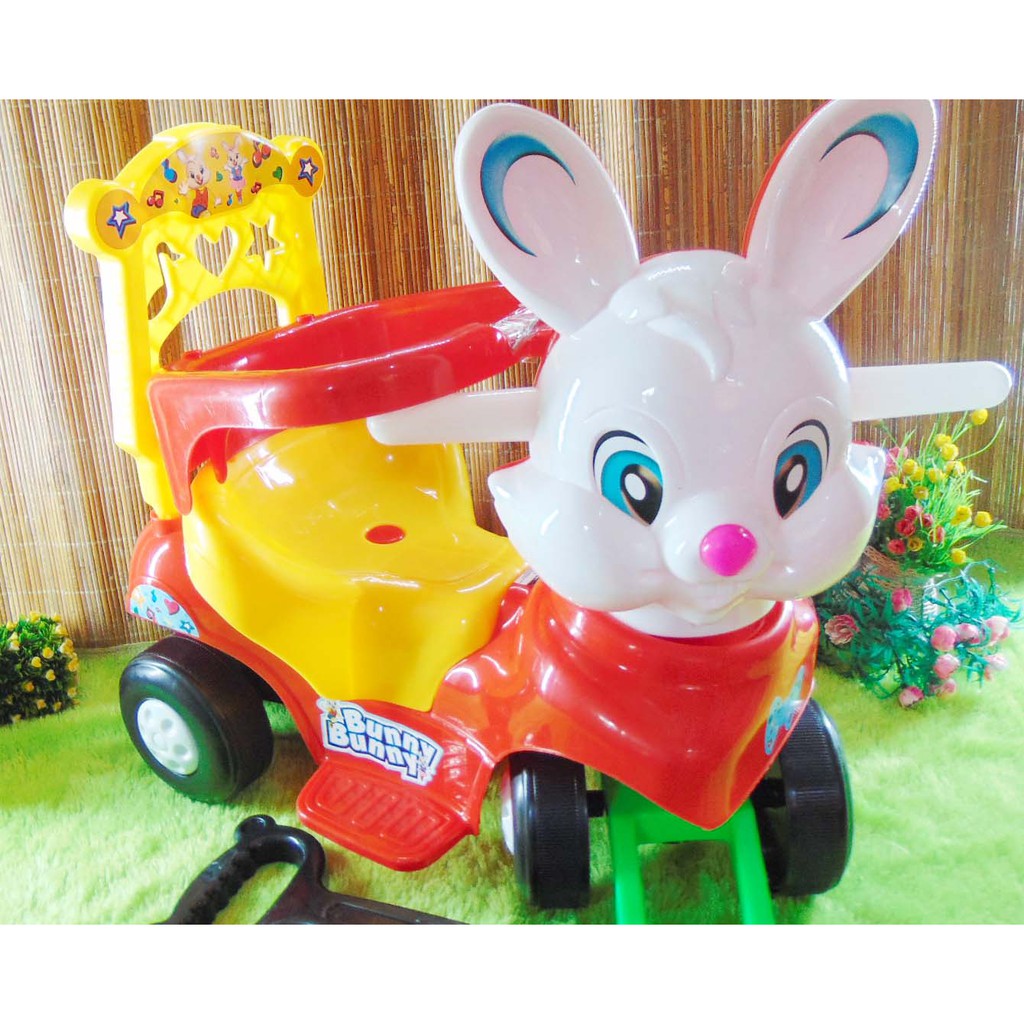 BUNNY BUNNY / MAINAN ANAK / MOBIL DORONG / MOBIL DUDUK KELINCI SHP / SEPEDA ODONG-ODONG [ADA MUSIK&L