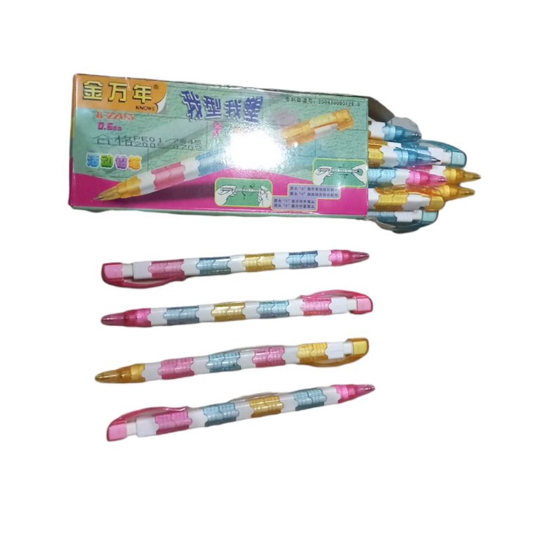 

pensil mekanik 0.5mm banjie BB fancy K-2203