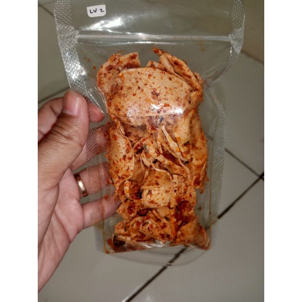 

kripik basreng daun jeruk