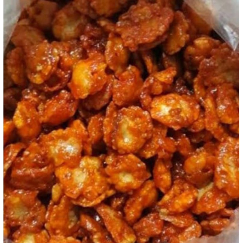 

Emping gepuk pedas 500gr/Emping gepuk/Emping mlinjo/Mlinjo