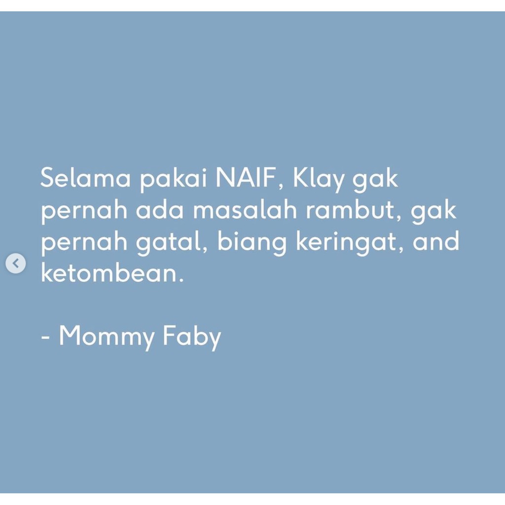 NAIF Baby Nourishing Shampoo Bayi 200ml