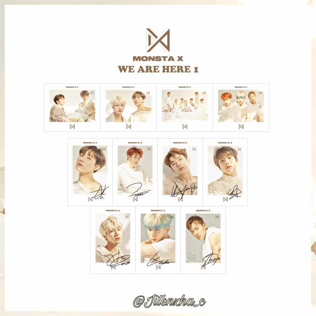 SIGNED POLAROID MONSTA X