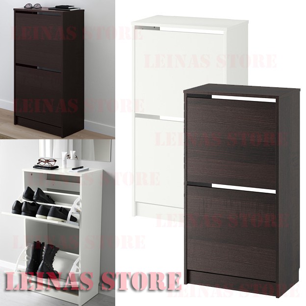 Lemari Sepatu 2 Tingkat Kayu / Rak Kabinet Sepatu 2 tingkat RAK SEPATU IKBIS