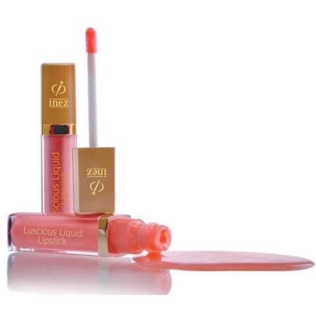 lusciouse liquid lipstick inez / lipstik cair inez lembab