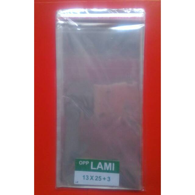 

Plastik OPP / LEM uk.13x25x0,03 cm 1pak @100lbr