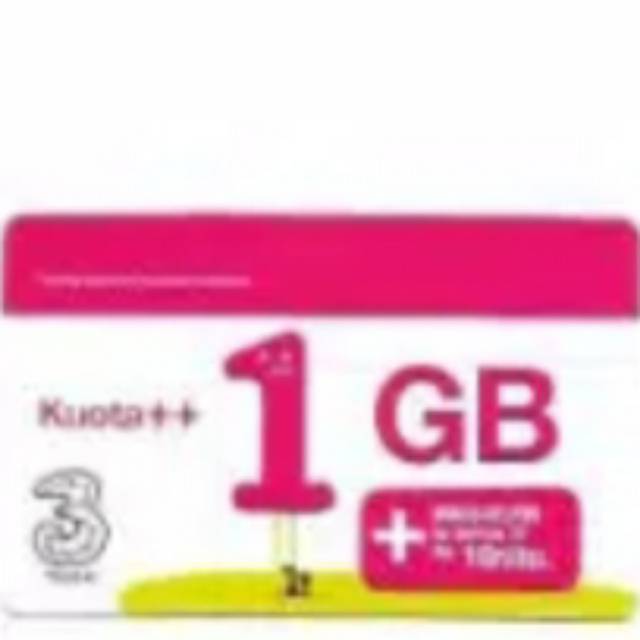 Promo paket internet tri 1GB