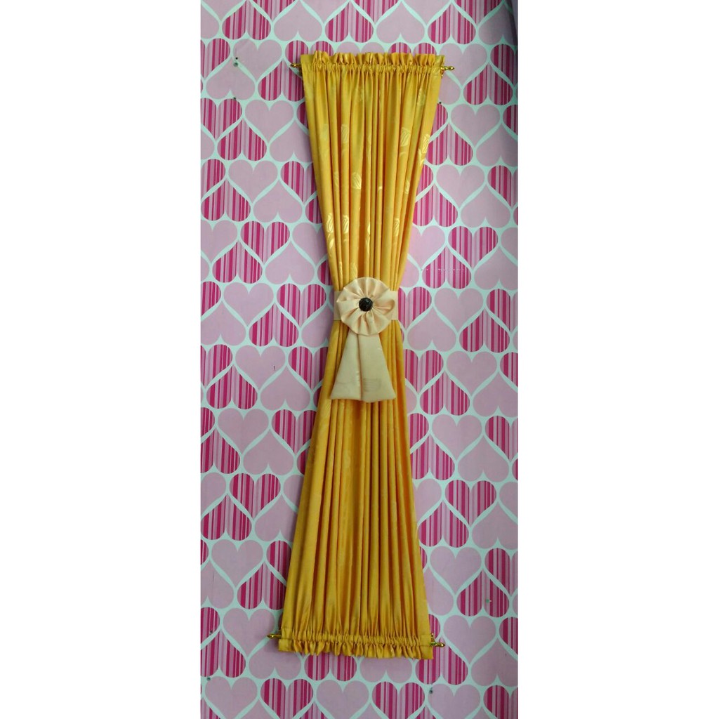 gorden minimalis kupu-kupu kuning murah meriah