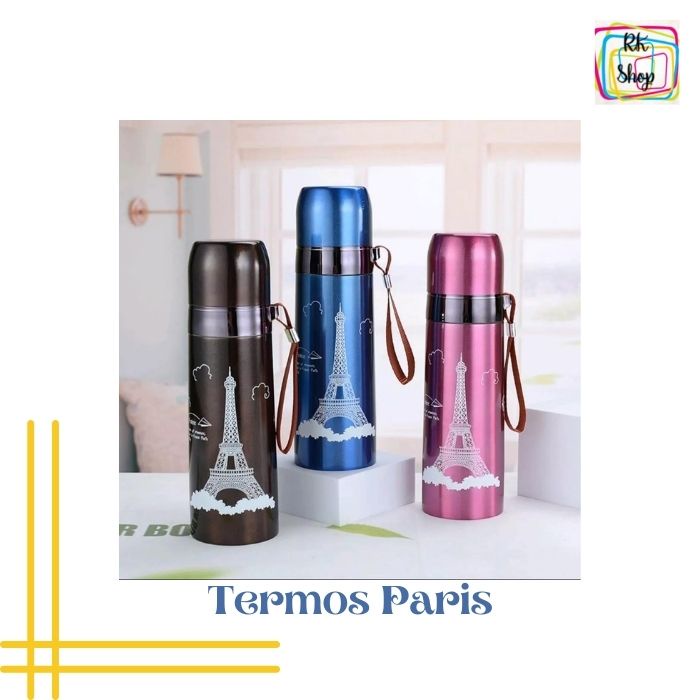 Termos Paris/ Termos Eifel Air 500ml Stainless Tali Termos Botol Minum