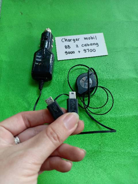 Charger mobil BB 2 cabang 8520 dan 9000 saver BlackBerry cager mobil casan mobil