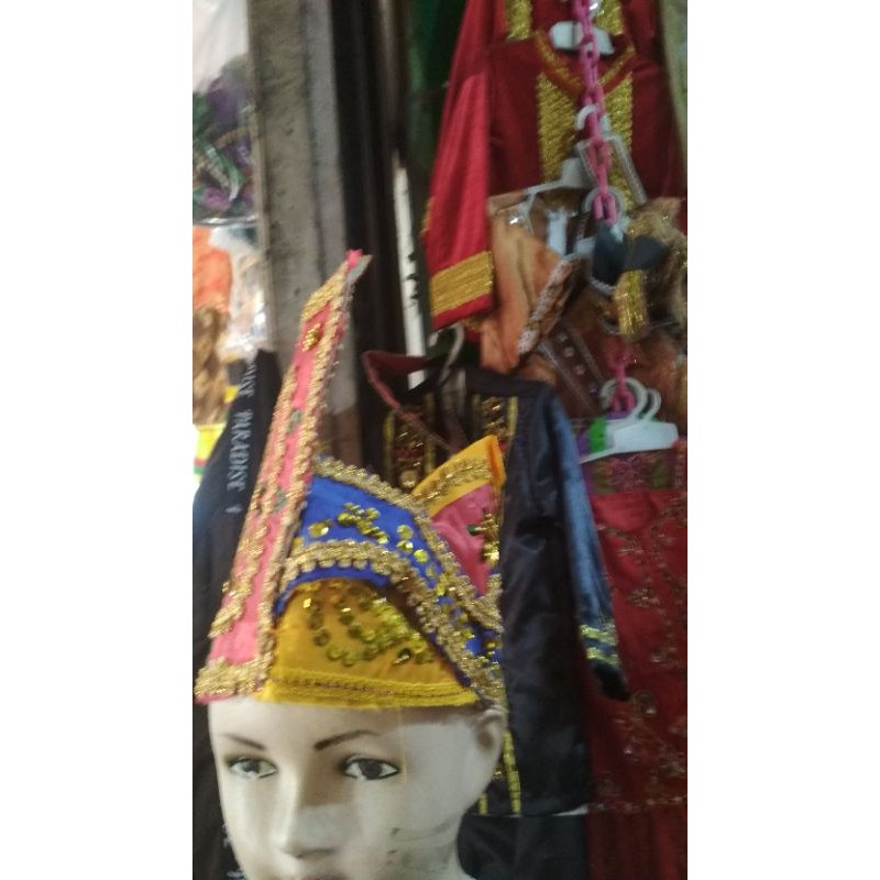 Topi Adat Bali/topi panjisemirang anak