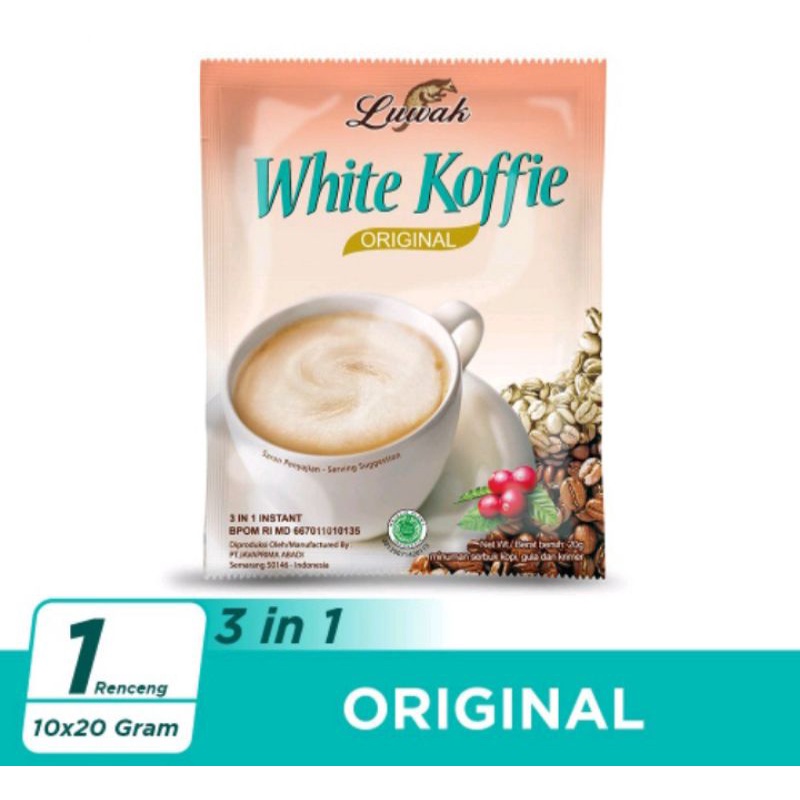 

Kopi Luwak White Koffie Original X 10