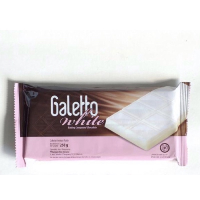 

GALETTO WHITE COMPOUND COKLAT 250 GR
