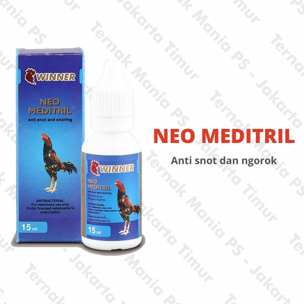 Obat Ayam Adu/Kampung Neo Meditril Laga 15 Ml JakTim