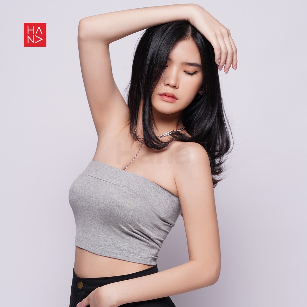 HanaFashion JKT - Marina Tube Bra Crop Top Kemben Pendek Wanita - TT074