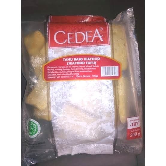 

cedea baso seafood (seafood tofu)