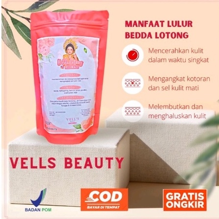 (READY STOCK) LULUR VELLSBEAUTY ORIGINAL LULUR BEDDA LOTONG VELLSBEAUTY LULUR BEDDA LOTONG VELIS