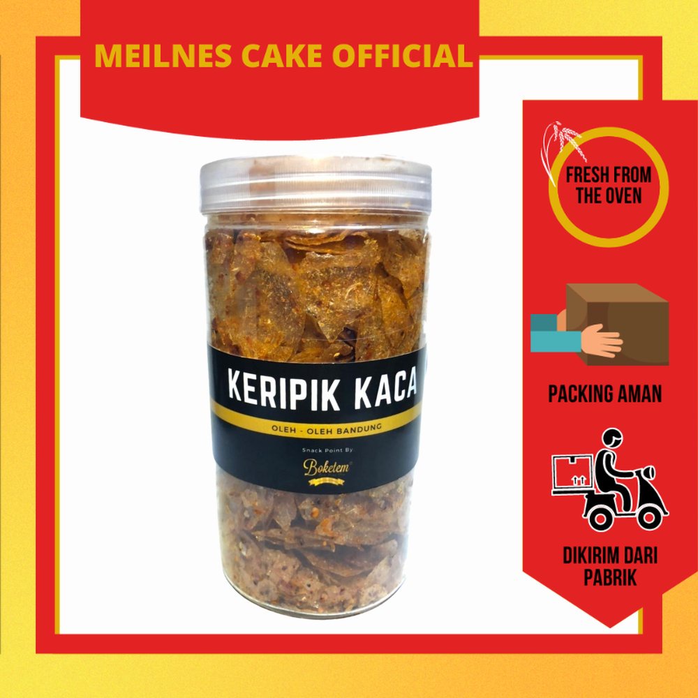 

Meilnes - Keripik Kaca - Pedas - 200gr - Snack