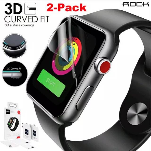 Rock screen guard protector full apple watch 42mm series 1 2 3 anti gores