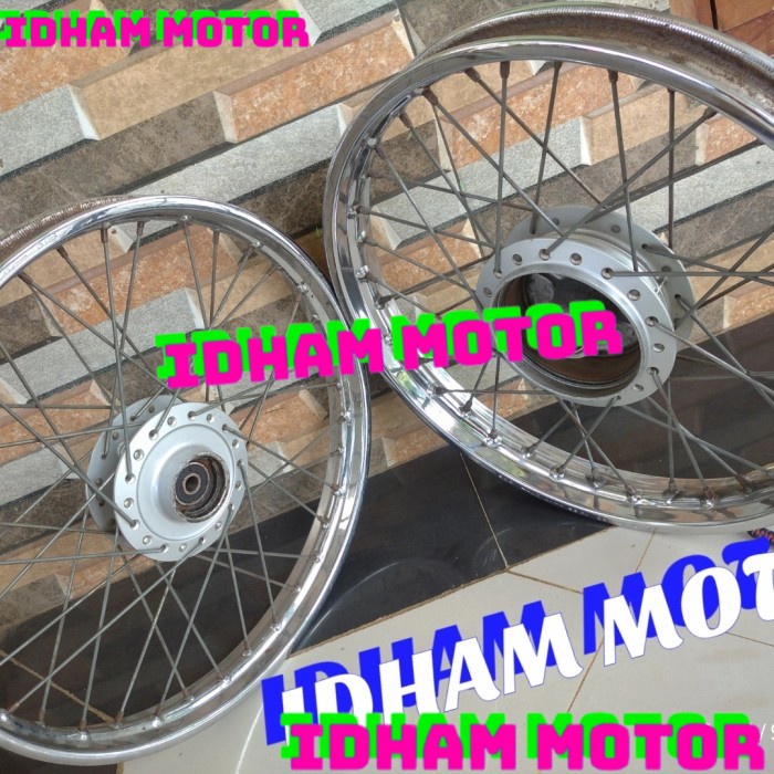 MURAH - VELG JARI-JARI DEPAN BELAKANG MOTOR HONDA SUPRA X 125