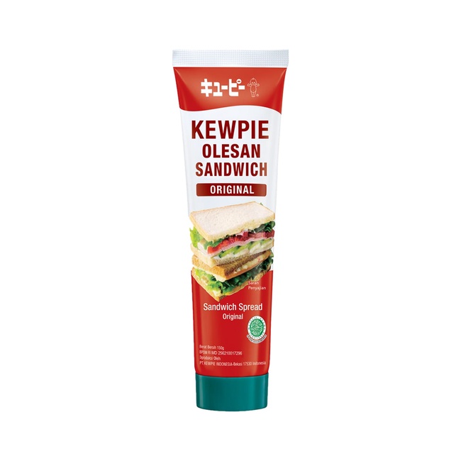 SANDWICH SPREAD ORIGINAL KEWPIE 150GR OLESAN ROTI HALAL MUI