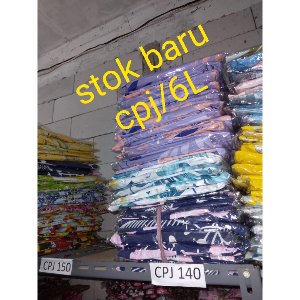 PIYAMA BAJU TIDUR BIG SIZE LD 130 140 MOTIF ABSTRAK KATUN DELUXE PIAMA JUMBO DEWASA PAKAIAN WANITA