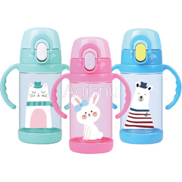 Baby Safe Tritan Straw Cup Botol Minum Anak 350 ml TRI01