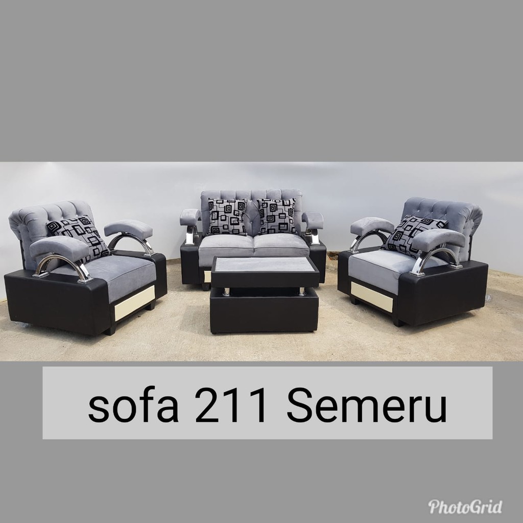 Sofa minimalis mewah semeru 211 + meja