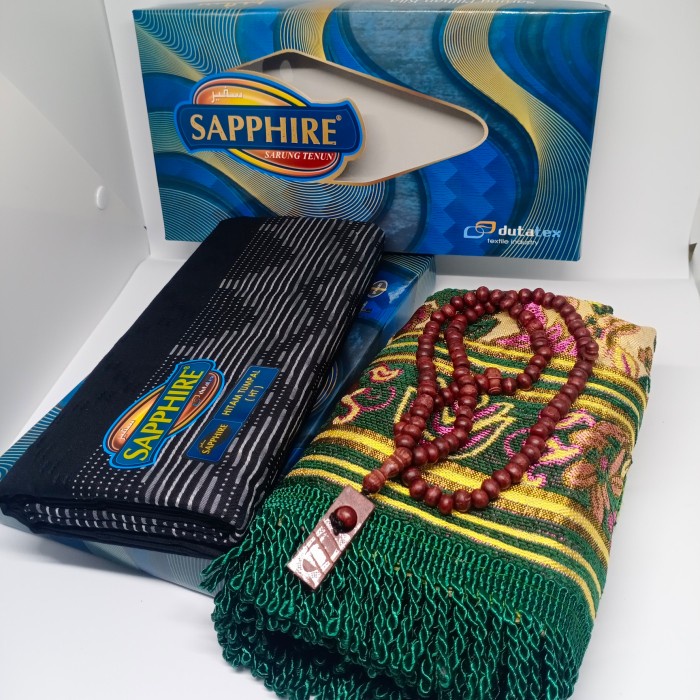 paket sajadah dan sarung+tasbih
