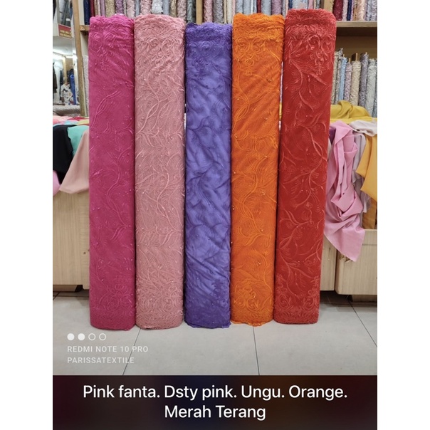 Kaftan tile mutiara Bidadari Khayangan color Colour Pop Edition / Baju pesta Kondangan Baju Bridesmaid Sragaman Wisuda kekinian warna Hits / Kaftan setelan edisi warna gonjreng gemes