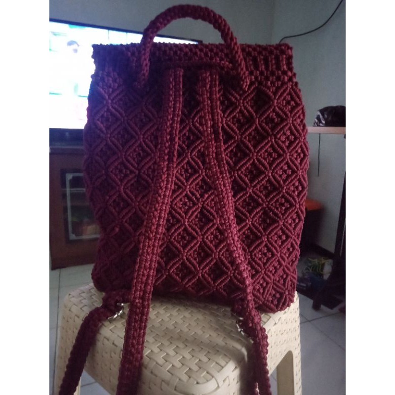 tas tali kur serut ransel