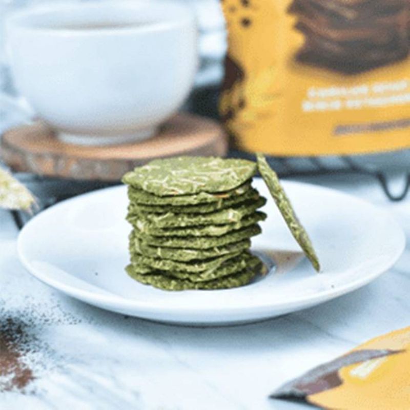 

KRENIES MAKANAN RINGAN KREKERS BROWNIES GREEN TEA 60 GRAM