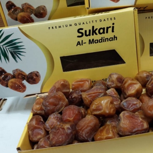 

kurma sukari al qasim /sukari almadinah 500gr kemasan dus