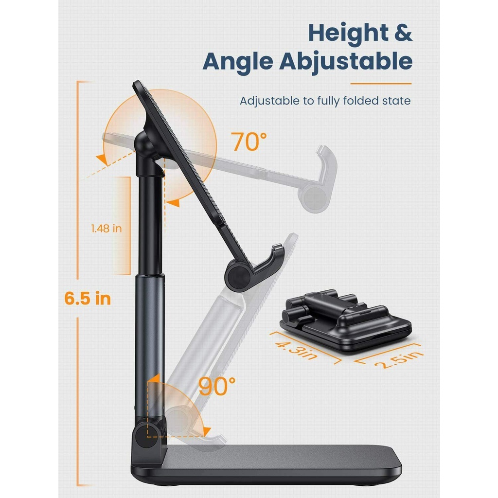 Dudukan hp Holder Stand Lipat Universal HP Holder Tab Holder