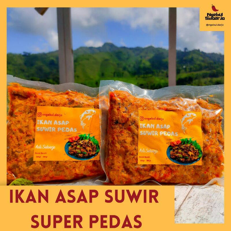 

[SUPER PEDAS] Ikan asap suwir super pedas ngebul.darjo