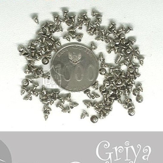 SEKRUP KECIL / SEKRUP LEMARI / SEKRUP MINI CHROME ISI 100 PCS
