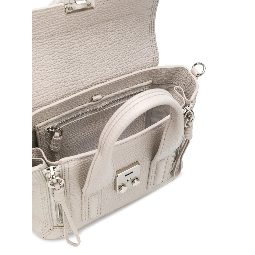 Phillip Lim Mini Pashli Satchel (22 x 17 x 7) - Feather Grey SHW