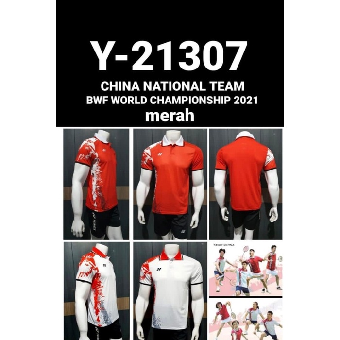 Kaos Badminton Yonex Kerah Import