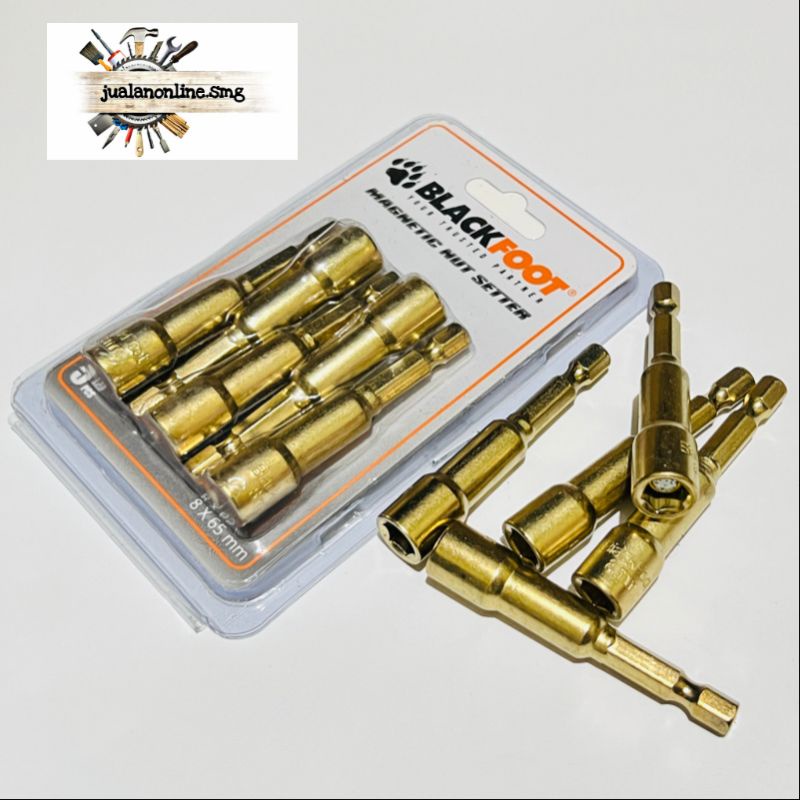 BLACKFOOT MAGNETIC HEX NUT 8 X 65 mm MATA SOCK ROOFING