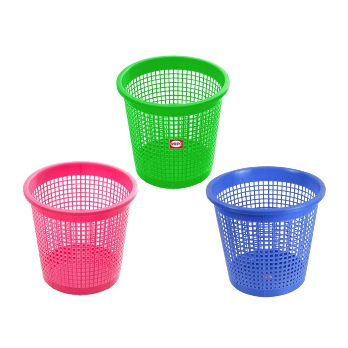 SHINPO Tempat Sampah Rumah Diameter 25 CM Plastik Trash Can Perlengkapan Rumah SPO-SIP-830