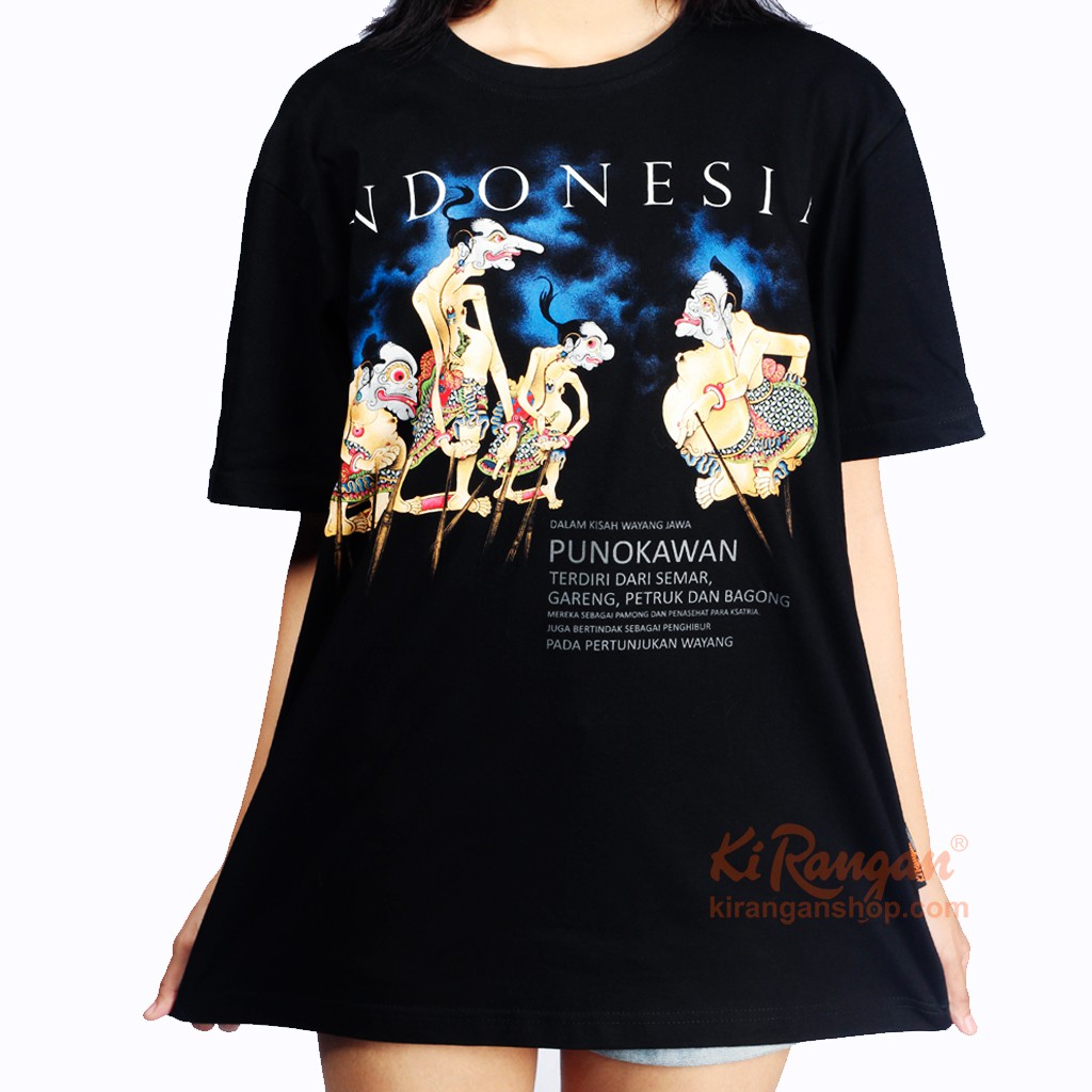 Kaos Wayang Kereta Arjuna Shopee Indonesia