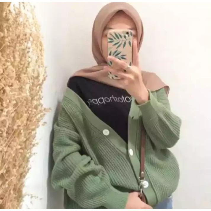 OUTWEAR RARA CARDIGAN RAJUT WANITA TEBAL-OUTER CARDY WANITA TERLARIS