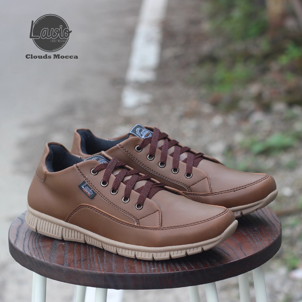 SEPATU SNEAKERS LAVIO CLOUDS ORIGINAL BAHAN SUEDE DAN GLOSS