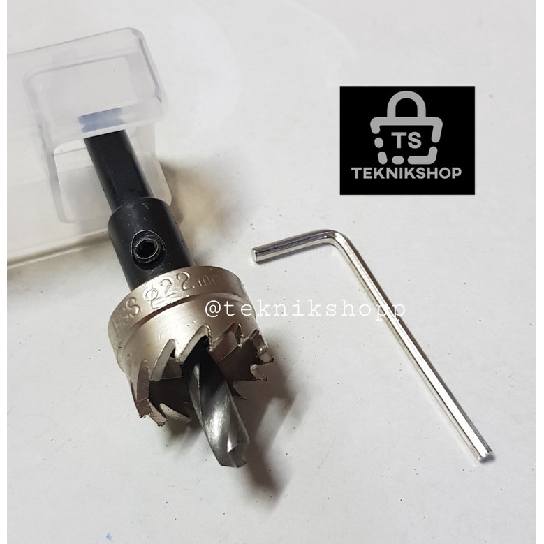 MATA BOR HOLESAW BESI HSS 22MM / MATA BOR BULAT 22 MM / MATA HOLESAW