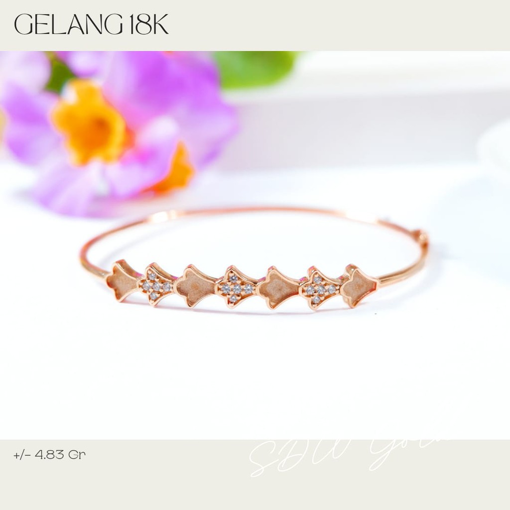 Gelang Emas 18K Sandra Dewi Gold