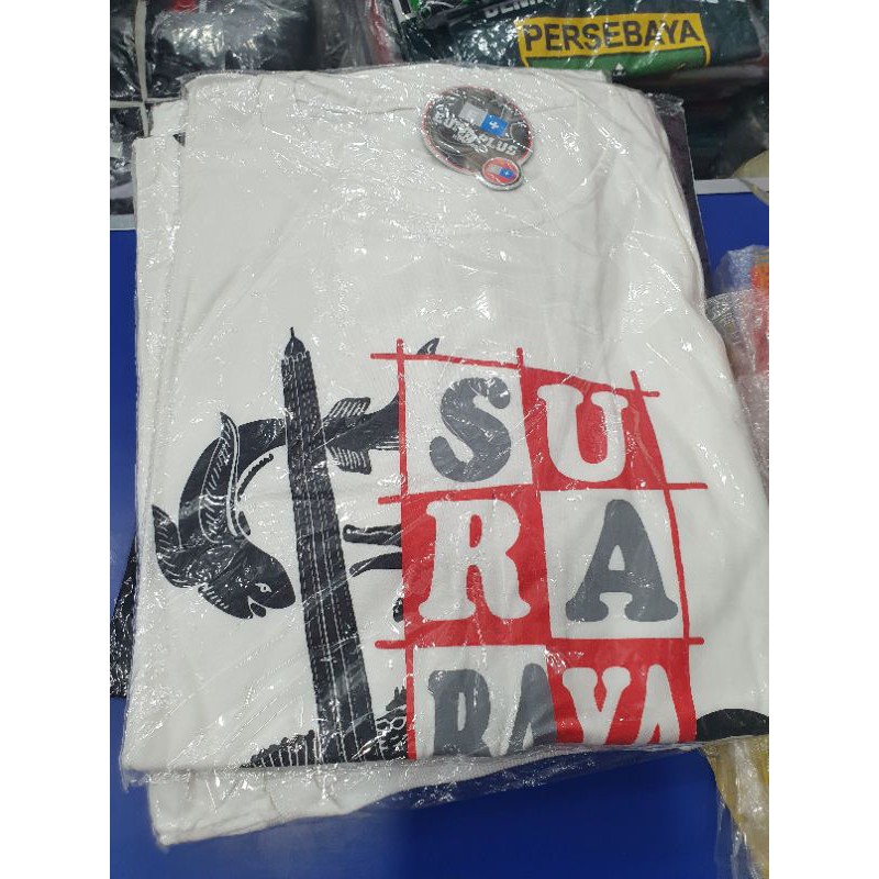 KAOS TSHIRT OLEH2 KHAS SURABAYA TUGU PAHLAWAN SUROBOYO MURAH BERKUALITAS